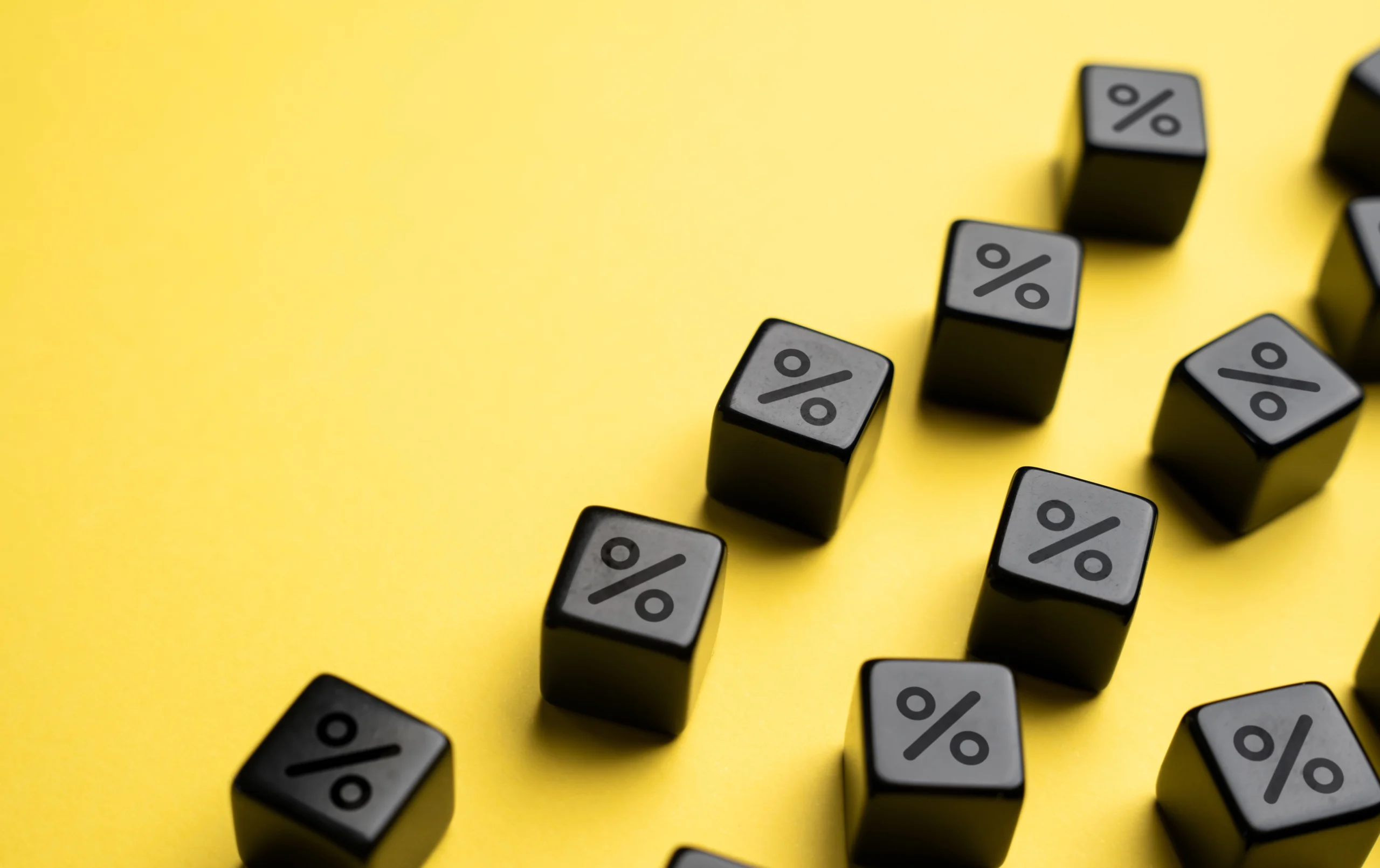 Percentages used for interest on tax due to IRS