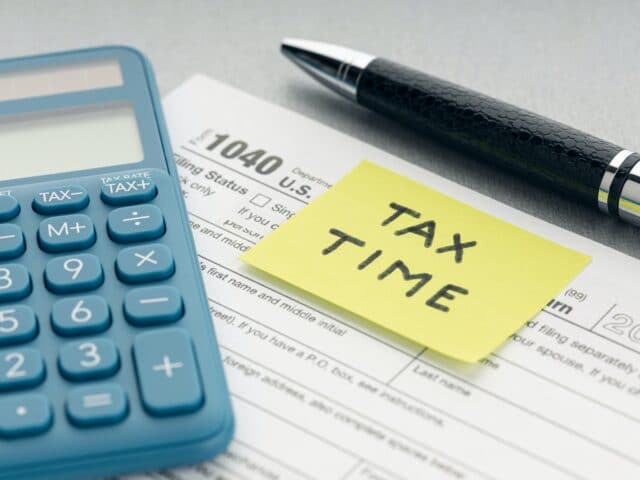 Tax time concept