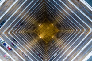 abstract image of Buckhead skyscraper