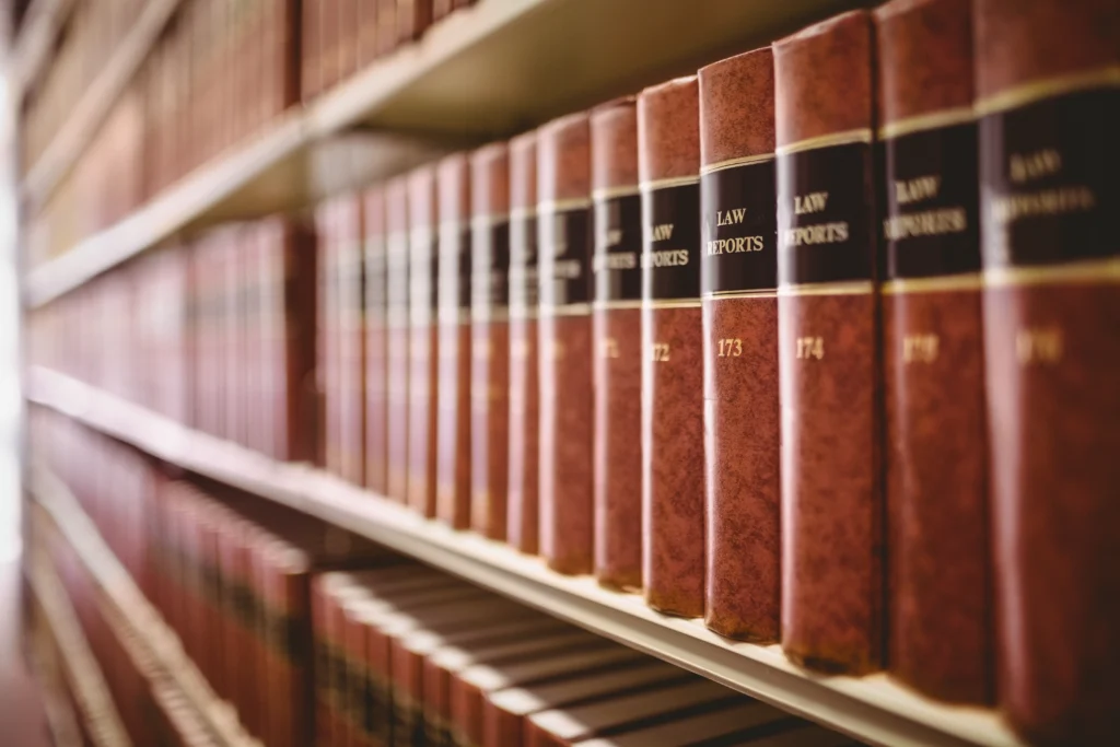 Law books