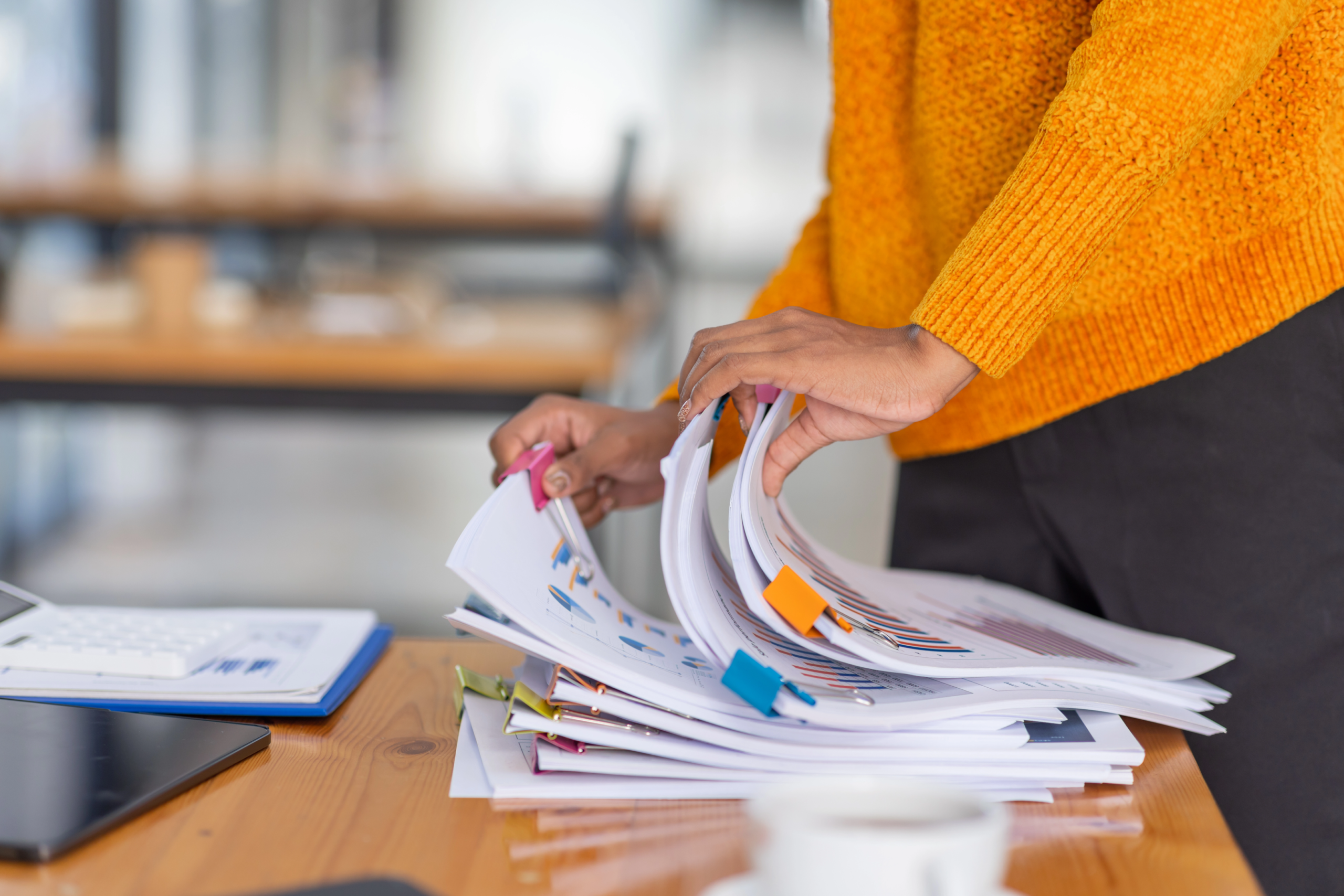 Paperwork for IRS